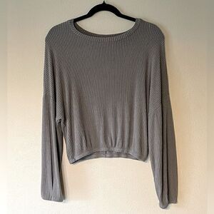 Freshman Women’s, Super-Soft, Gray, Long-Sleeve, Sweater. Size Medium.